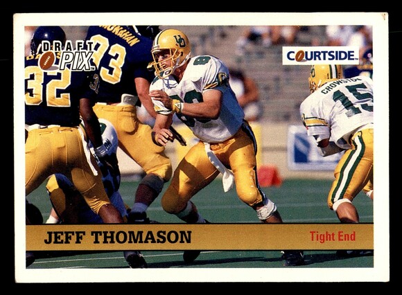 Courtside Other - 1992 Courtside Draft Pix #121 Jeff Thomason Football Card